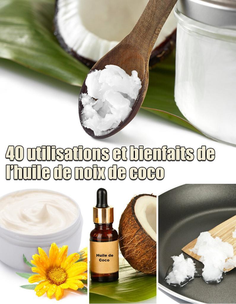 40 utilisations et bienfaits de l huile de noix de coco santé nutrition